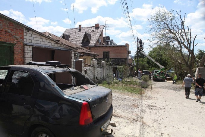 У Харкові відновили електропостачання в приватному секторі після обстрілу